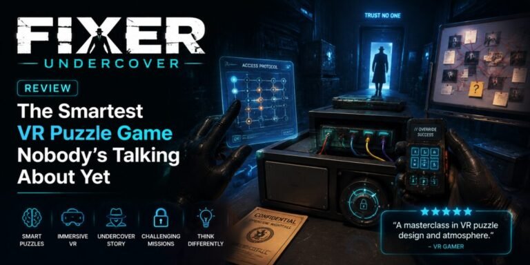 Fixer Undercover Review: The Smartest VR Puzzle Game Nobody's Talking About Yet