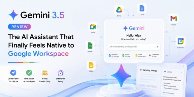 Google Gemini 3.5 Review: The AI Assistant That Finally Feels Native to Google Workspace